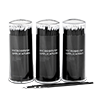 Drei Microbrush-Applikatoren in Tuben